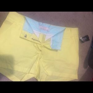 Women’s size medium yellow shorts
